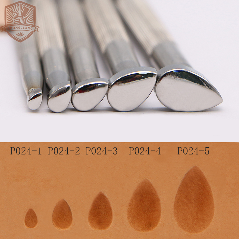 Leatherwork Craft - Leather Work Stamping Tool Smooth Pear
