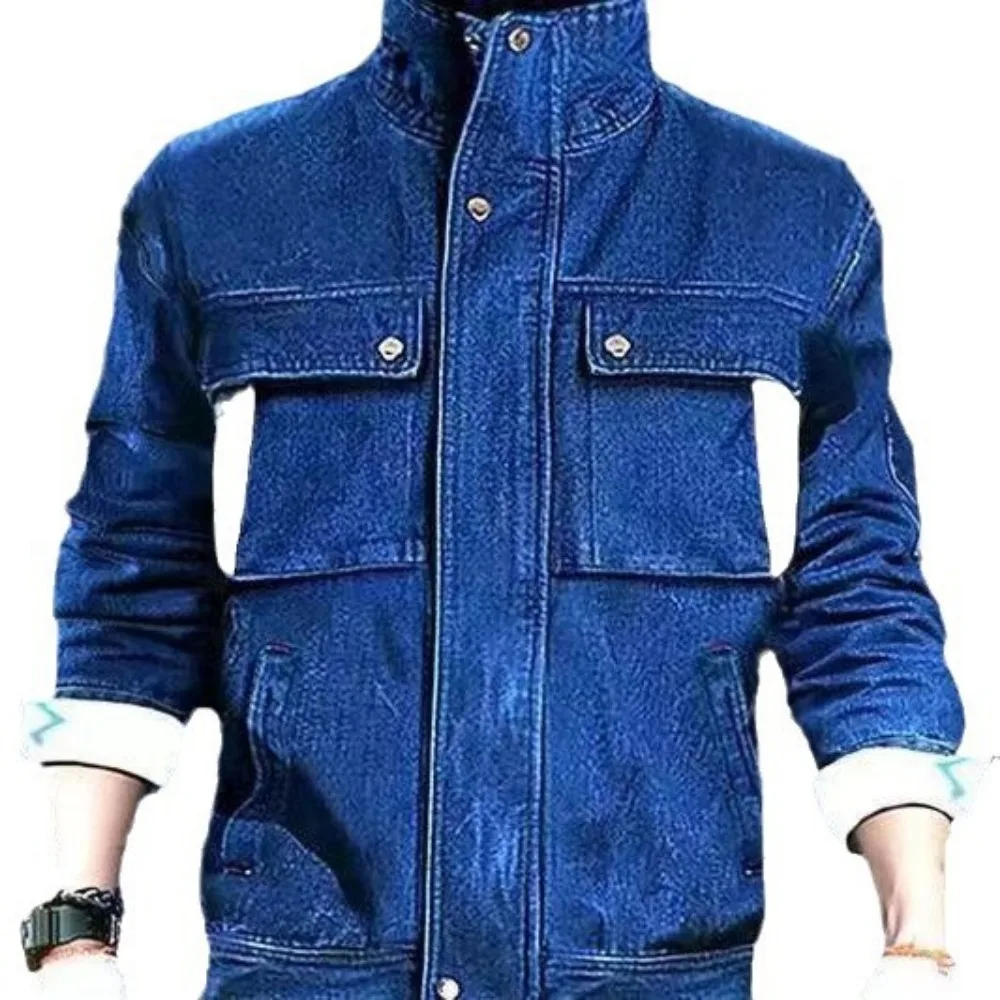 Jeans Work Clothes Electric We - Leather Work Overalls ulasan dan harga