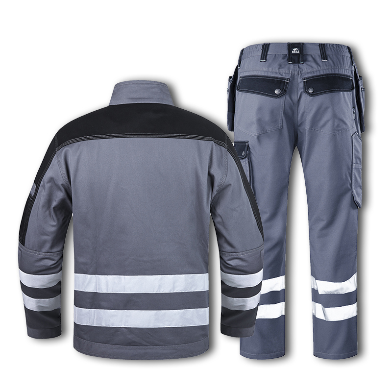 Multi Pocket Reflective Safety - Leather Work Overalls ulasan dan harga