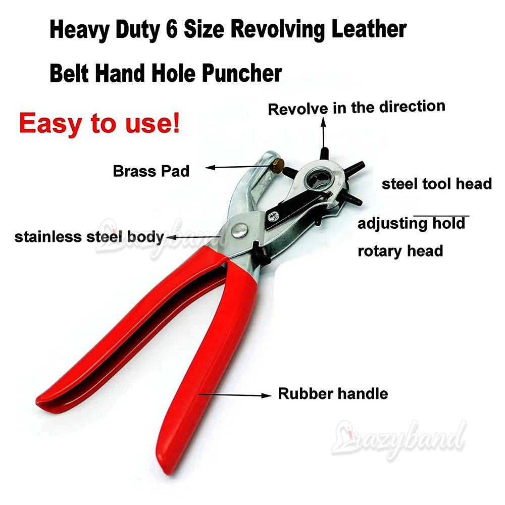 Multi-functional Leather Hole  - Leatherwork Hole Punch ulasan dan harga