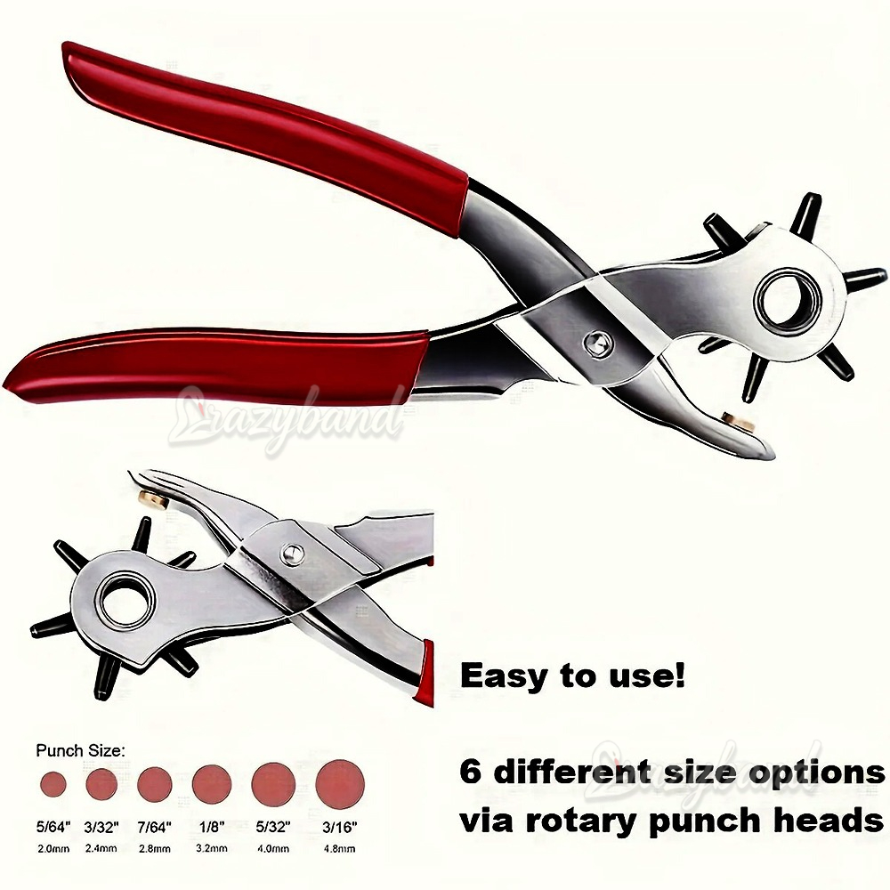 Multi-functional Leather Hole  - Leatherwork Hole Punch ulasan dan harga