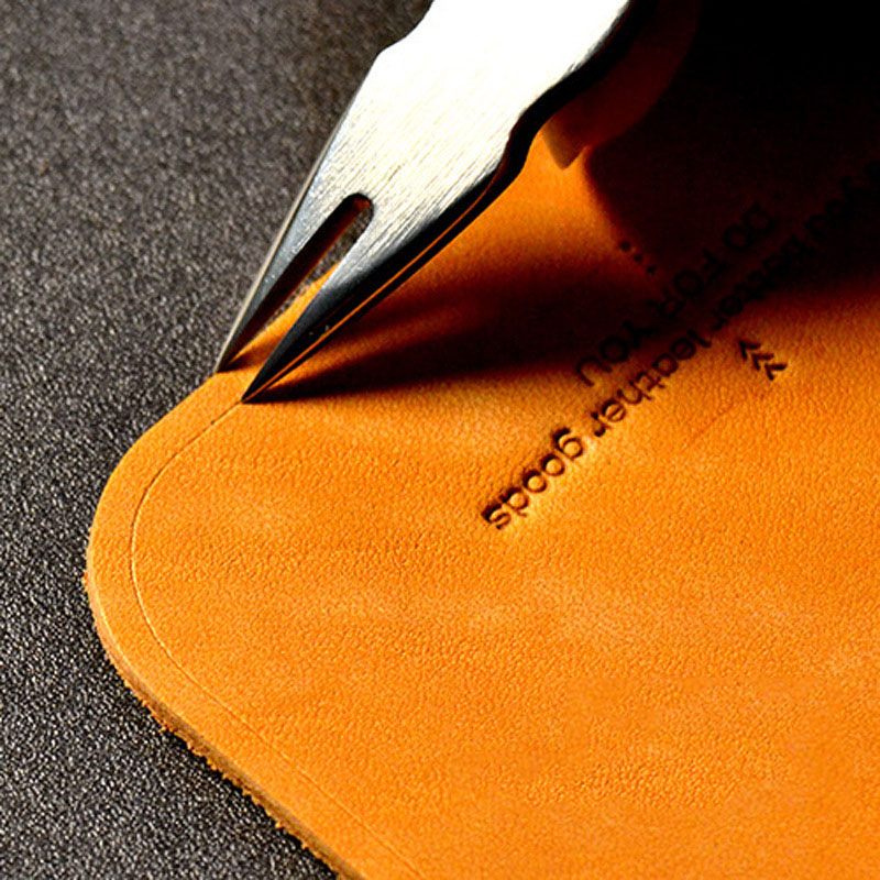 1Pc Leather Shallow Slot Edge  - Leatherwork Craft ulasan dan harga