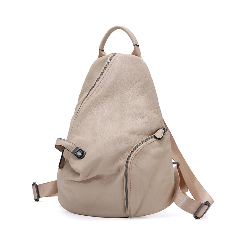 Zency Women's Genuine Leather  - Leather Work Backpack ulasan dan harga