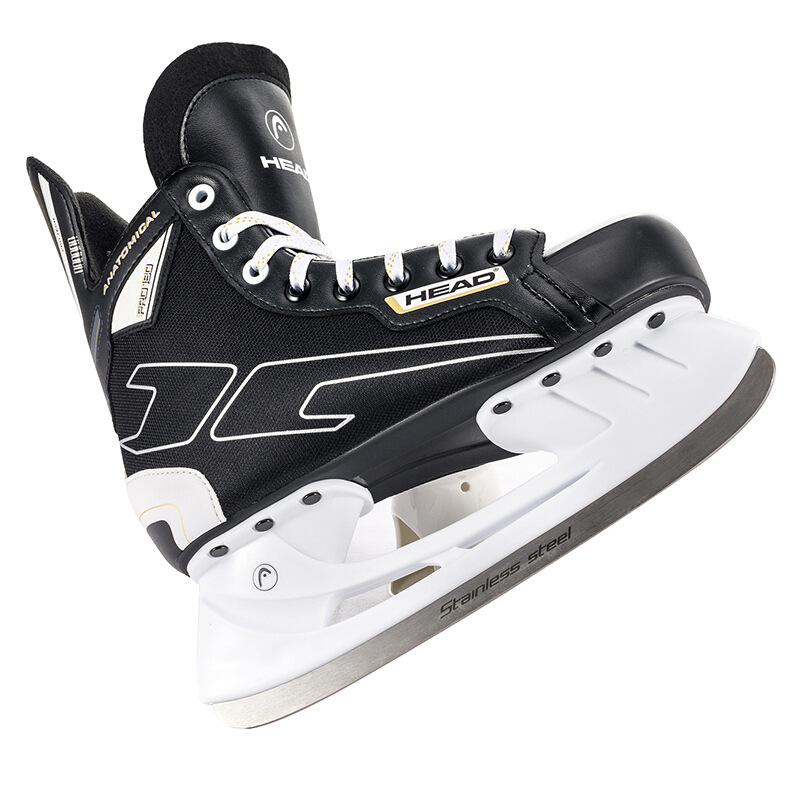 S180 Black Leather Ice Hockey  - Leatherwork Knives ulasan dan harga
