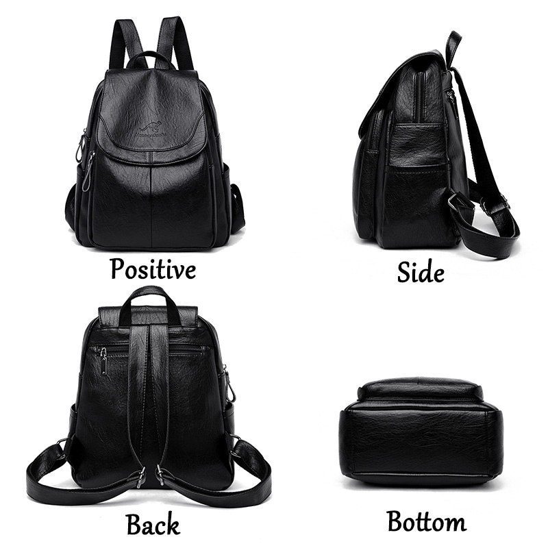 Vintage Soft Leather Backpack  - Leather Work Backpack ulasan dan harga