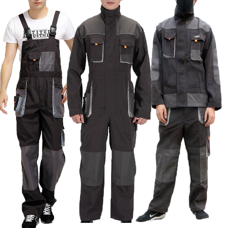 Bib Overalls Men Work Coverall - Leather Work Overalls ulasan dan harga