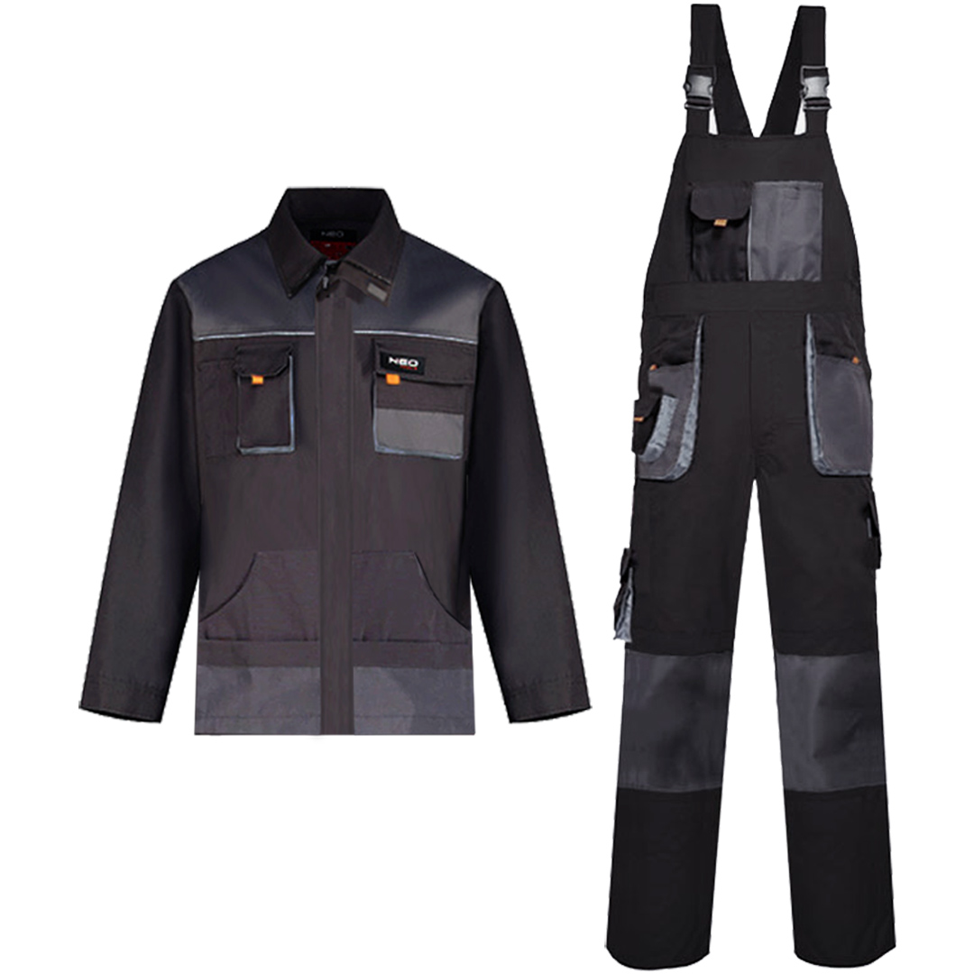 Bib Overalls Men Work Coverall - Leather Work Overalls ulasan dan harga