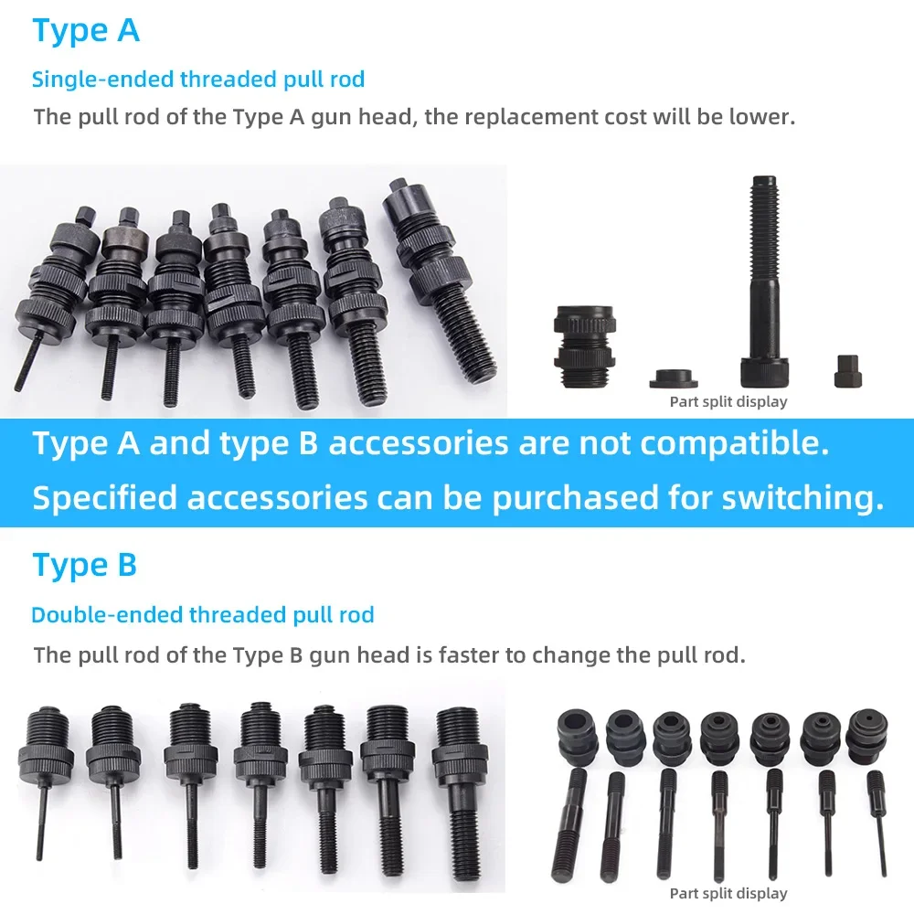 Industrial Rivet Nut Gun Hydra - Rivet Setter Tool ulasan dan harga