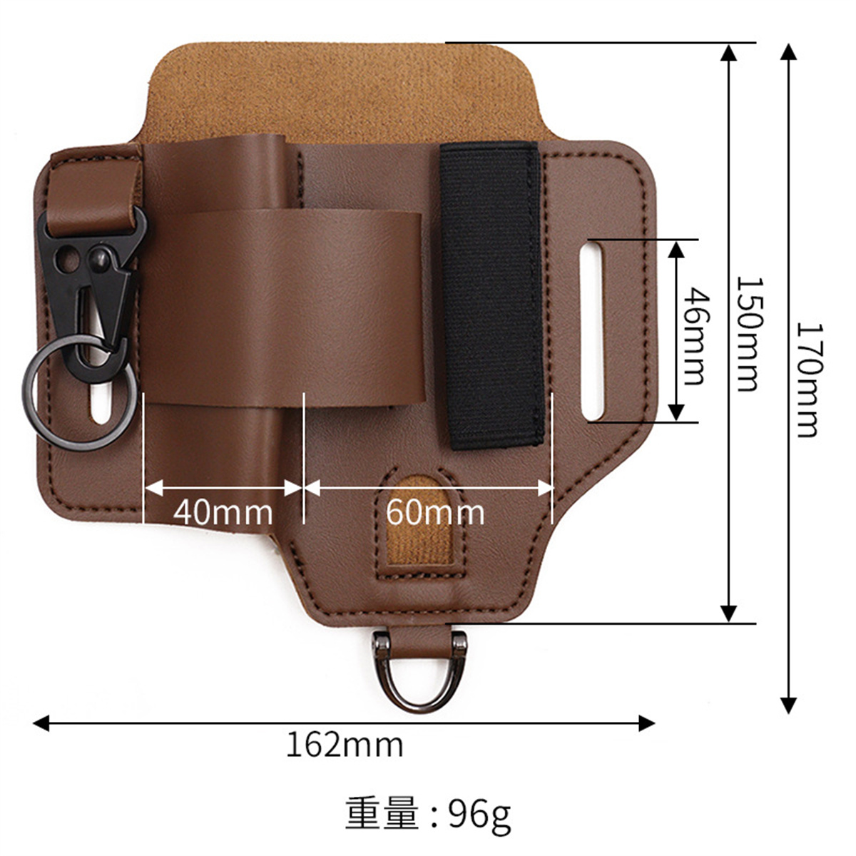 EDC Tactical Tool Holster Wild - Leatherwork Knives ulasan dan harga