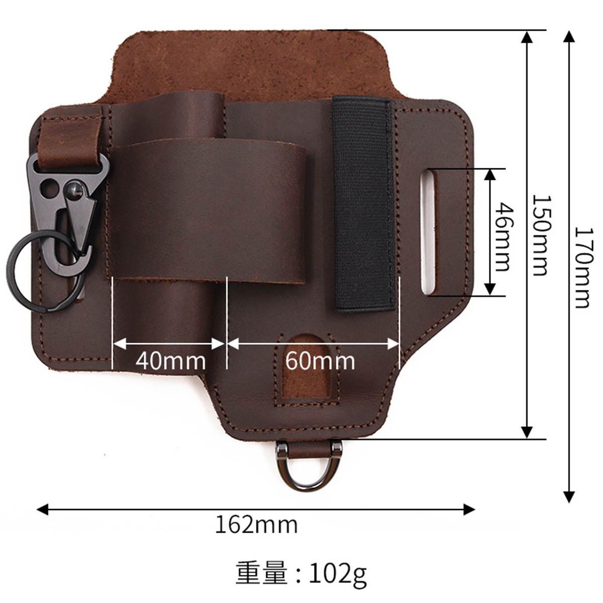 EDC Tactical Tool Holster Wild - Leatherwork Knives ulasan dan harga
