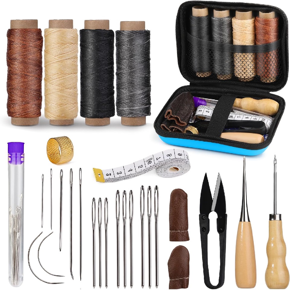 BUDDUR Leather Sewing Tools Ki - Leatherwork Tool Kit ulasan dan harga