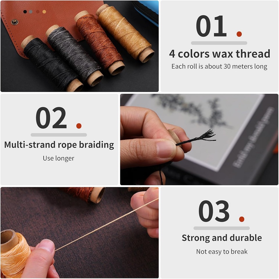 BUDDUR Leather Sewing Tools Ki - Leatherwork Tool Kit ulasan dan harga
