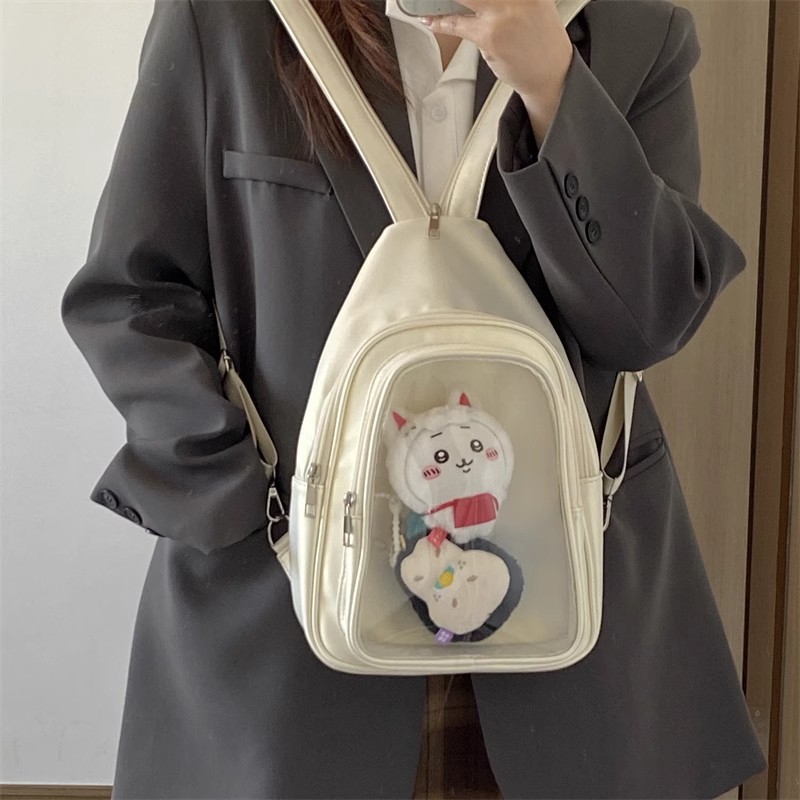 JIAERDI Anime Ita Bag Fits 20c - Leather Work Backpack ulasan dan harga