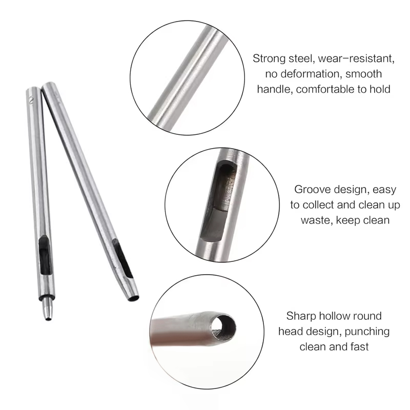 0.5-5mm Leather Hole Punch Too - Leatherwork Hole Punch ulasan dan harga