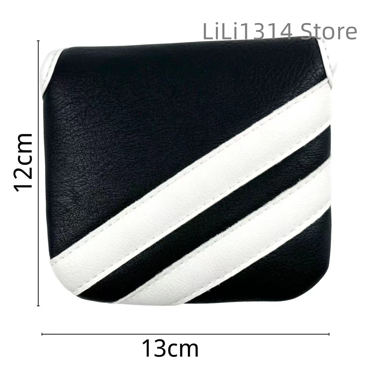 Golf Stripe Putter Cover Class - Leatherwork Mallet ulasan dan harga