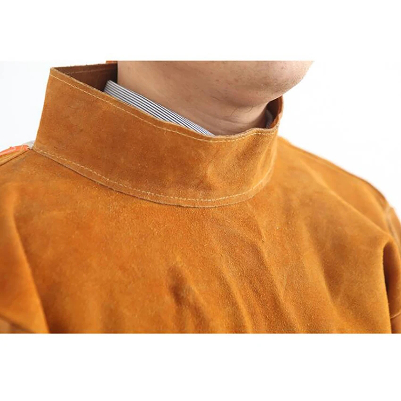 Cowhide Leather Welding Clothe - Leather Work Overalls ulasan dan harga