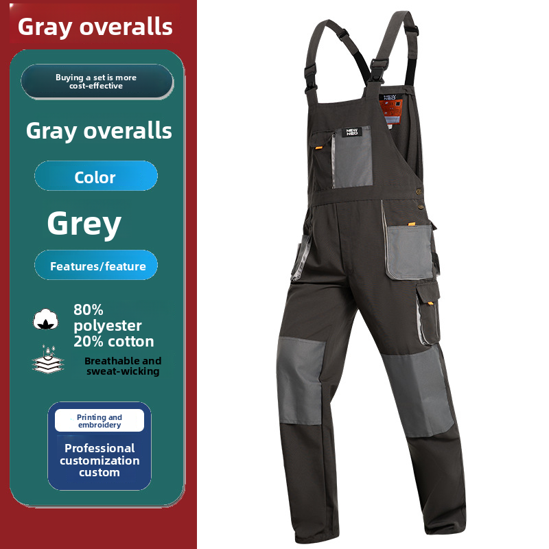 Factory Direct Sales Men's Ove - Leather Work Overalls ulasan dan harga