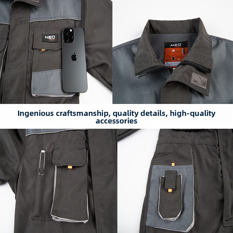 Factory Direct Sales Men's Ove - Leather Work Overalls ulasan dan harga