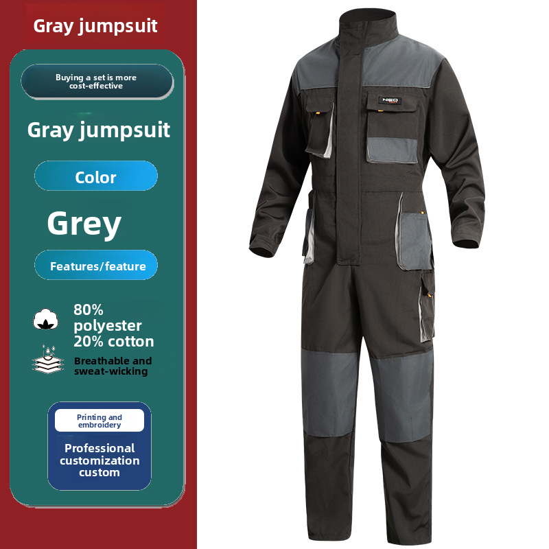 Factory Direct Sales Men's Ove - Leather Work Overalls ulasan dan harga