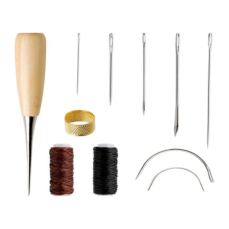 10/11Pcs Leather Sewing Kit Le - Leatherwork Tool Kit ulasan dan harga