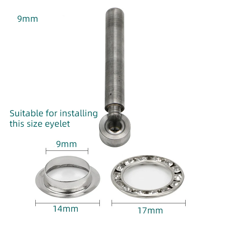 Rhinestone Grommets Eyelets In - Rivet Setter Tool ulasan dan harga
