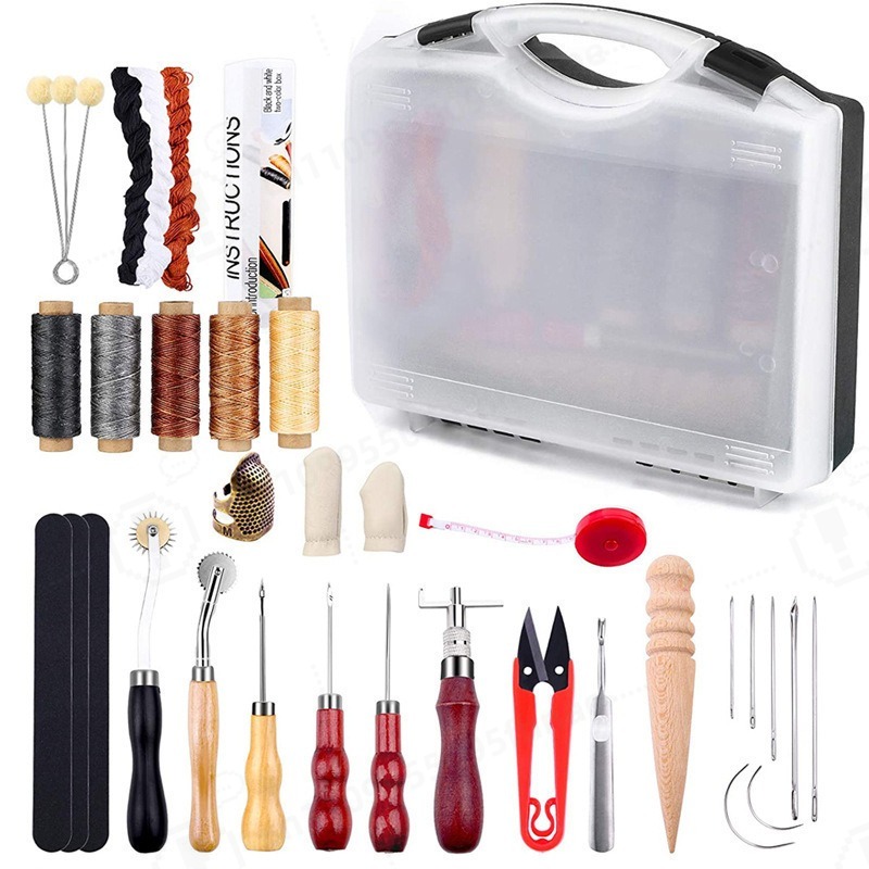 DIY Leather Craft Hand Sewing  - Leatherwork Hole Punch ulasan dan harga