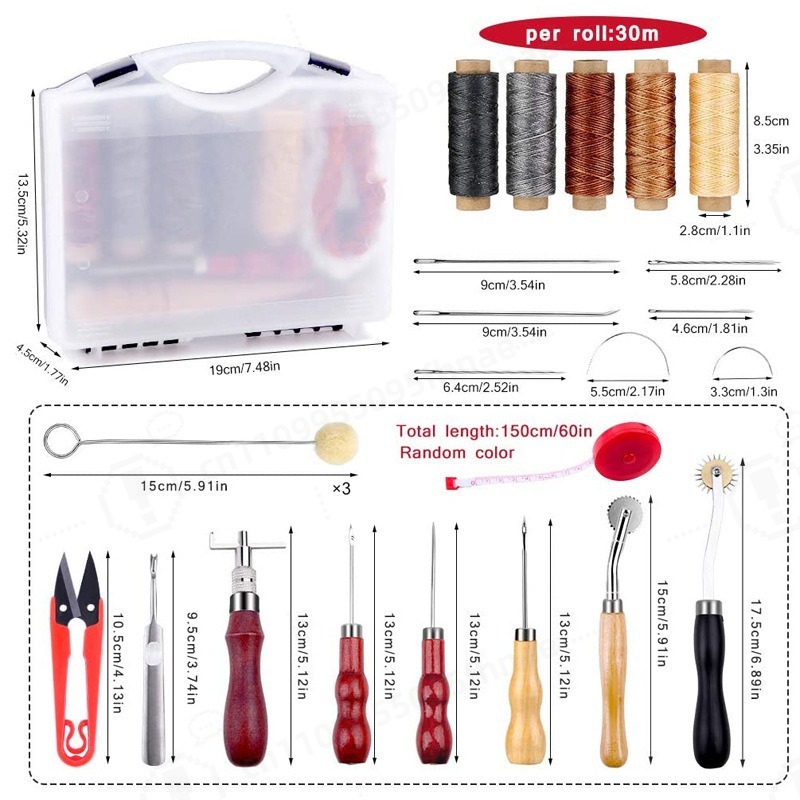 DIY Leather Craft Hand Sewing  - Leatherwork Hole Punch ulasan dan harga