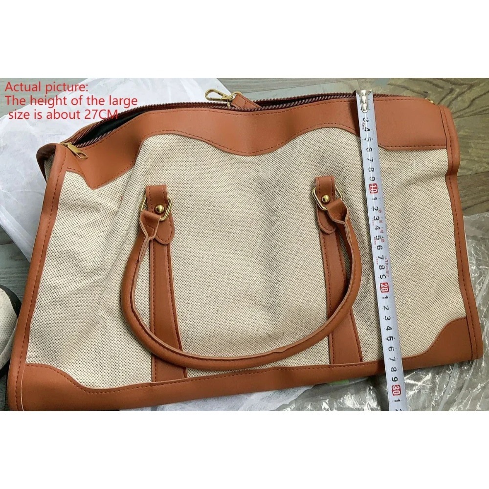 2026 Vintage Canvas & PU Leath - Leather Work Duffle Bag ulasan dan harga