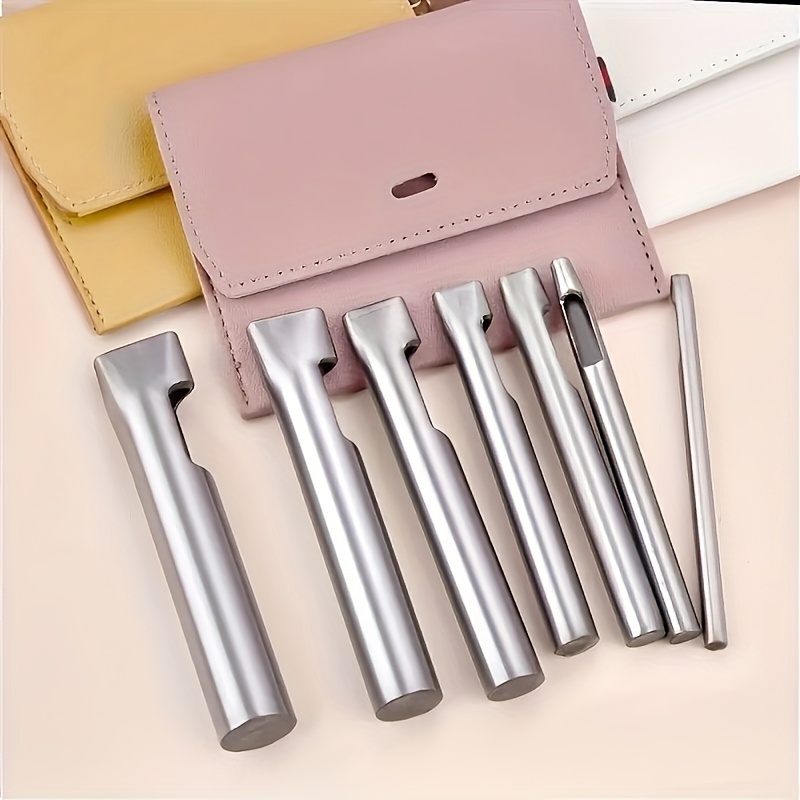 5pcs Leather Oblong Belt Hole  - Leatherwork Hole Punch ulasan dan harga