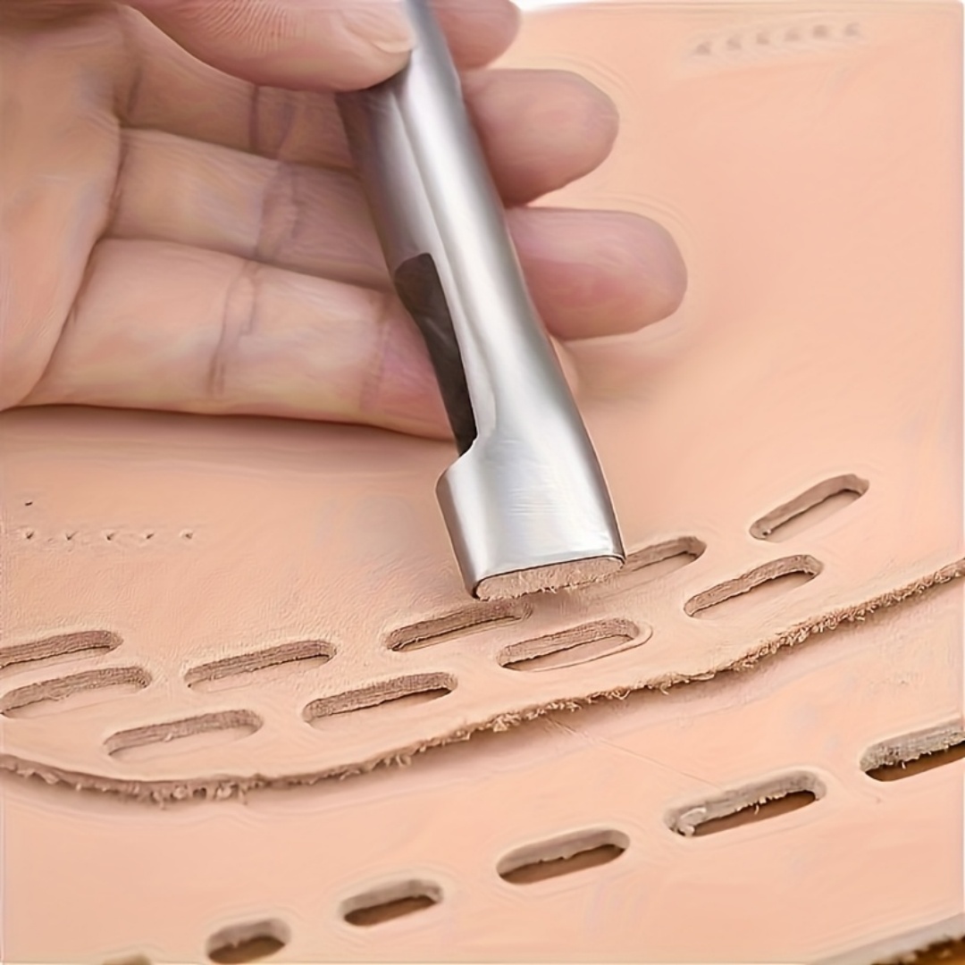 5pcs Leather Oblong Belt Hole  - Leatherwork Hole Punch ulasan dan harga