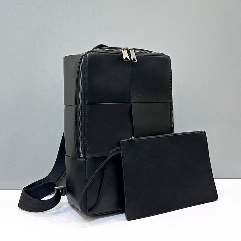 Fashionable Large Capacity Lea - Leather Work Backpack ulasan dan harga