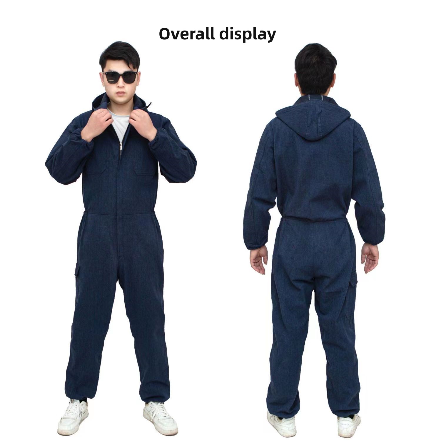 Men's One-Piece Work Uniform,  - Leather Work Overalls ulasan dan harga