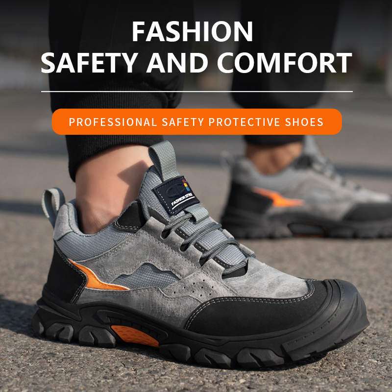 Anti-smash Puncture Proof Func - Leather Work Flats ulasan dan harga