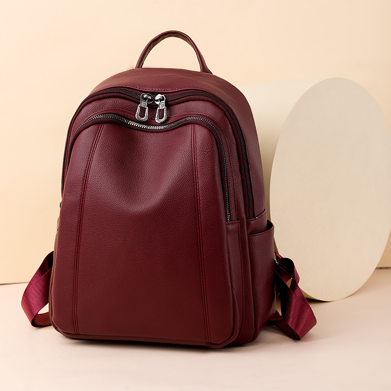 High Quality Leather Backpack  - Leather Work Backpack ulasan dan harga