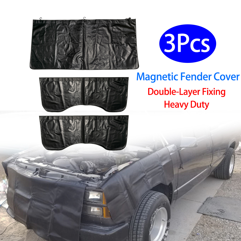 3 PCS/set Magnetic Fender Cove - Leatherwork Repairs ulasan dan harga