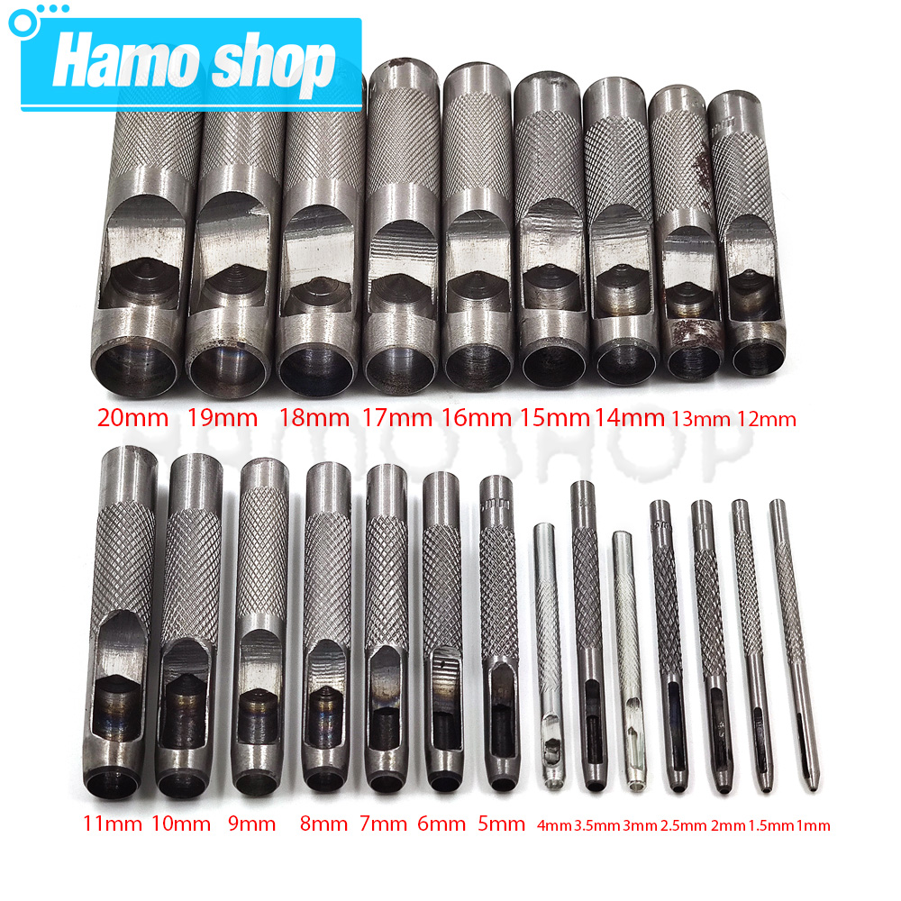 1.0mm-25mm All Size Pick Leath - Leatherwork Hole Punch ulasan dan harga