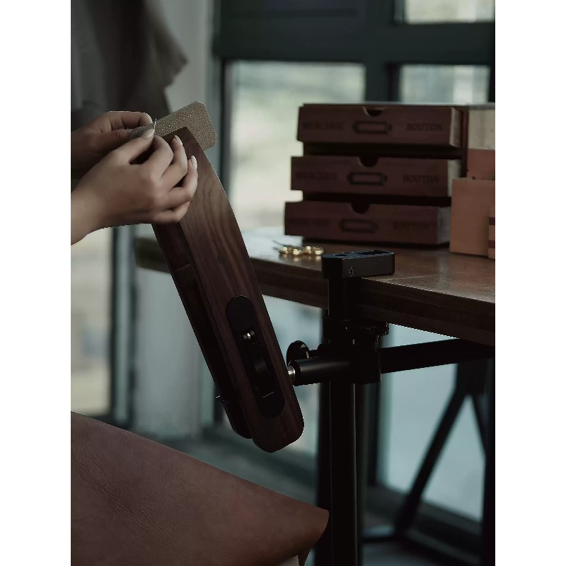 Wood Leather Sewing Clamp Stan - Leatherwork Craft ulasan dan harga
