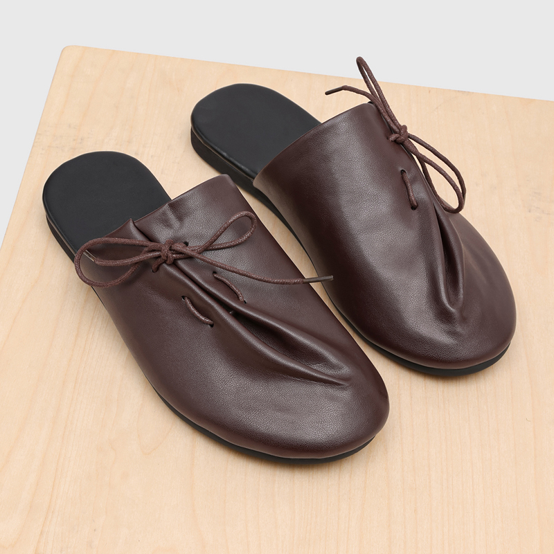 New Fashionable Comfortable La - Leather Work Flats ulasan dan harga