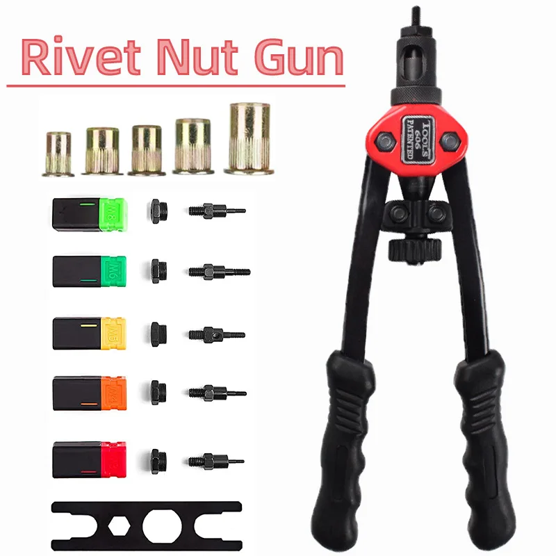 BT-606 Mandrel Rivet Nut Gun,  - Rivet Setter Tool ulasan dan harga