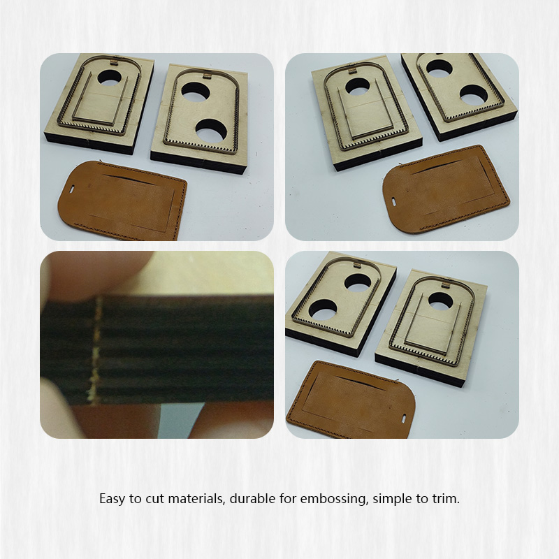 Leather Luggage Tag Set of 2 w - Leatherwork Knives ulasan dan harga