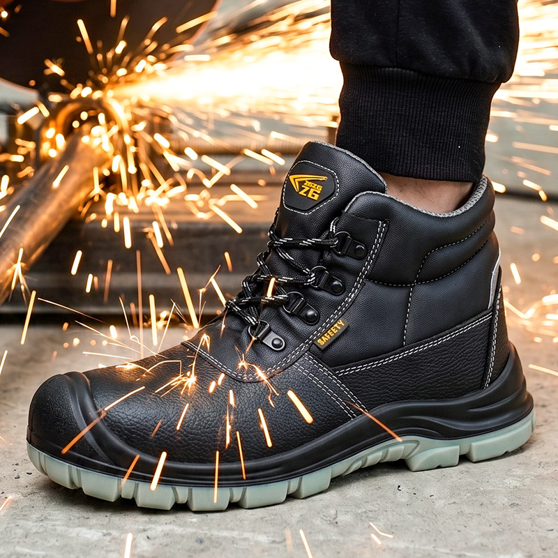 S3 Standard Work Safety Shoes  - Leather Work Flats ulasan dan harga