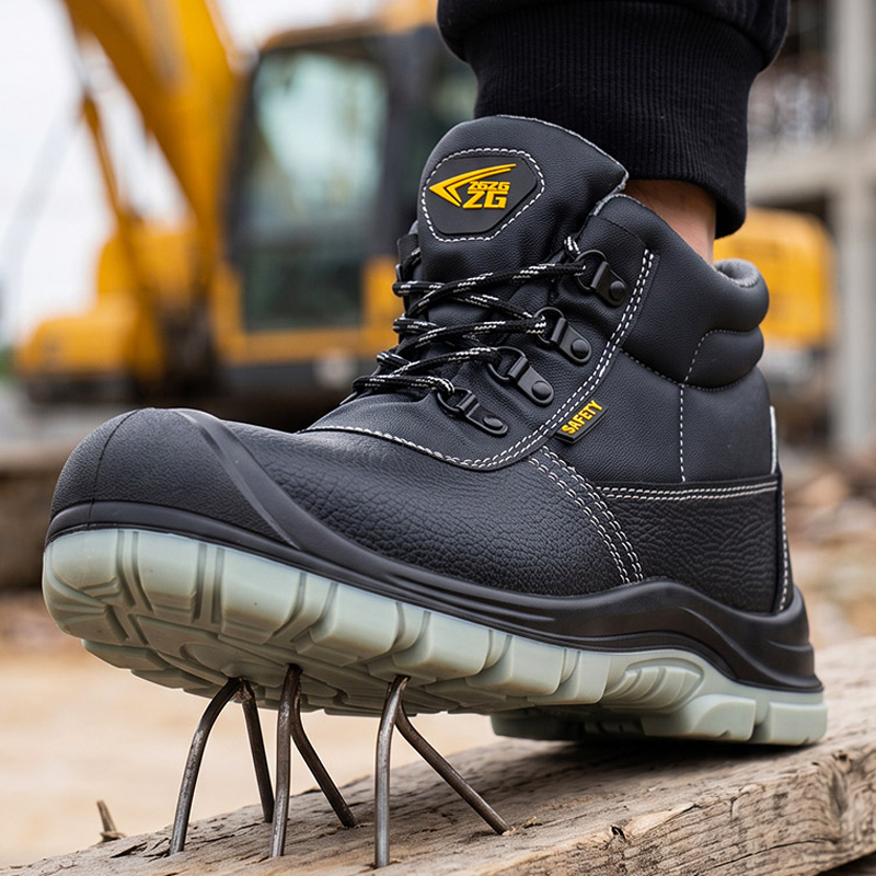 S3 Standard Work Safety Shoes  - Leather Work Flats ulasan dan harga