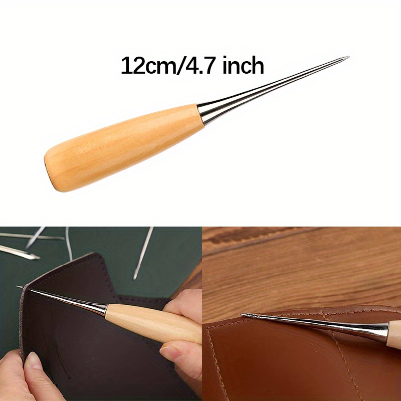 2pcs Leather Hand Stitching Aw - Leatherwork Hole Punch ulasan dan harga
