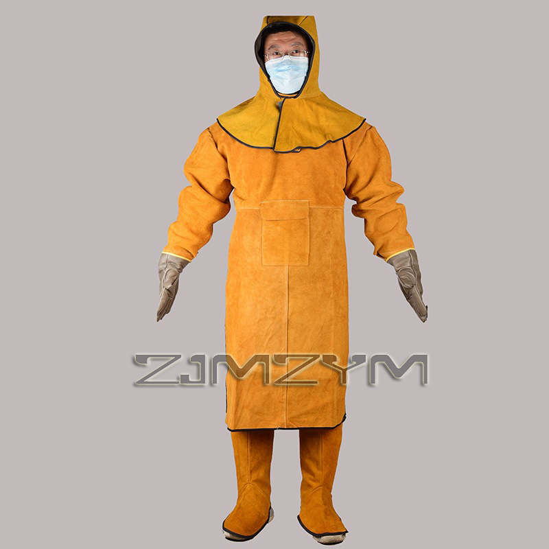 1Set Electric Welding Clothing - Leather Work Overalls ulasan dan harga