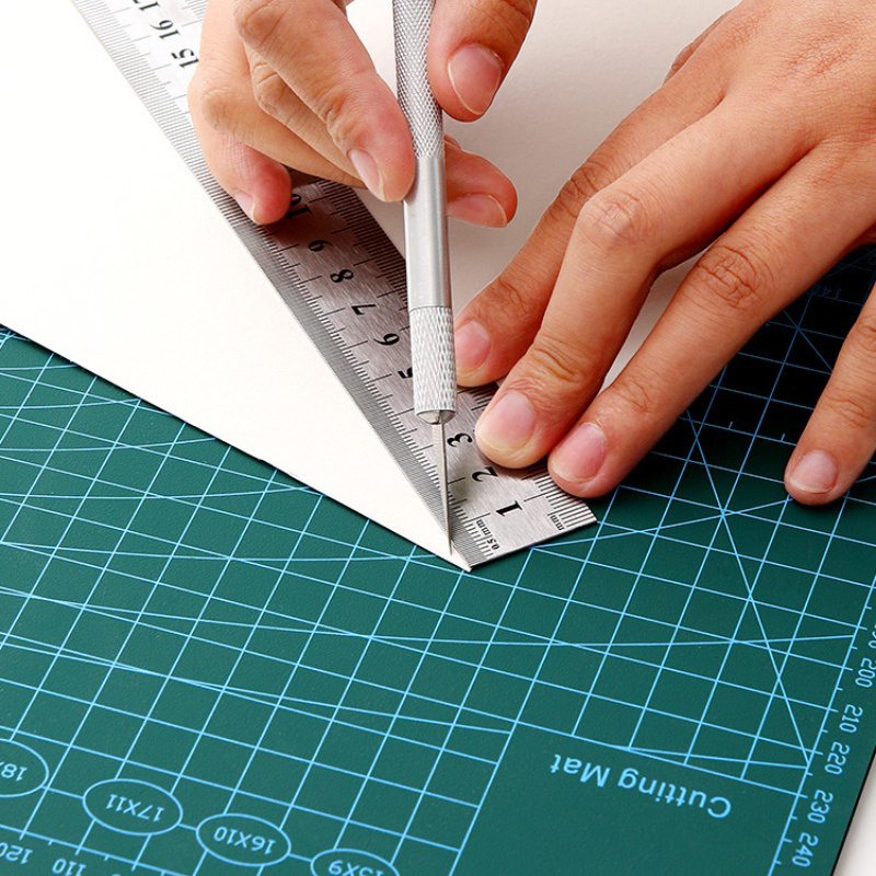 A4 Cutting Mat Workbench Patch - Leatherwork Knives ulasan dan harga