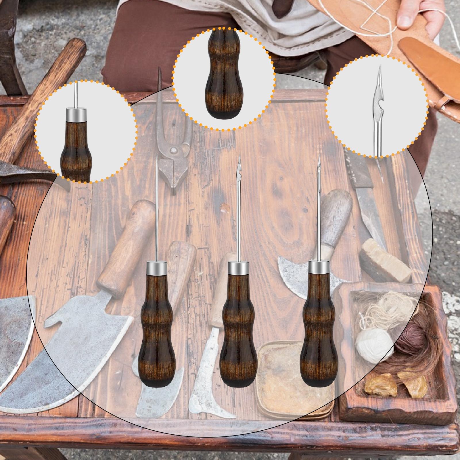 Hand Stitcher Sewing Awl Set P - Leatherwork Repairs ulasan dan harga