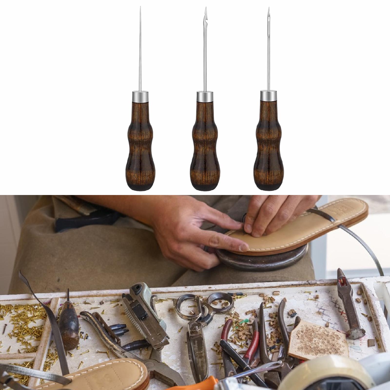 Hand Stitcher Sewing Awl Set P - Leatherwork Repairs ulasan dan harga