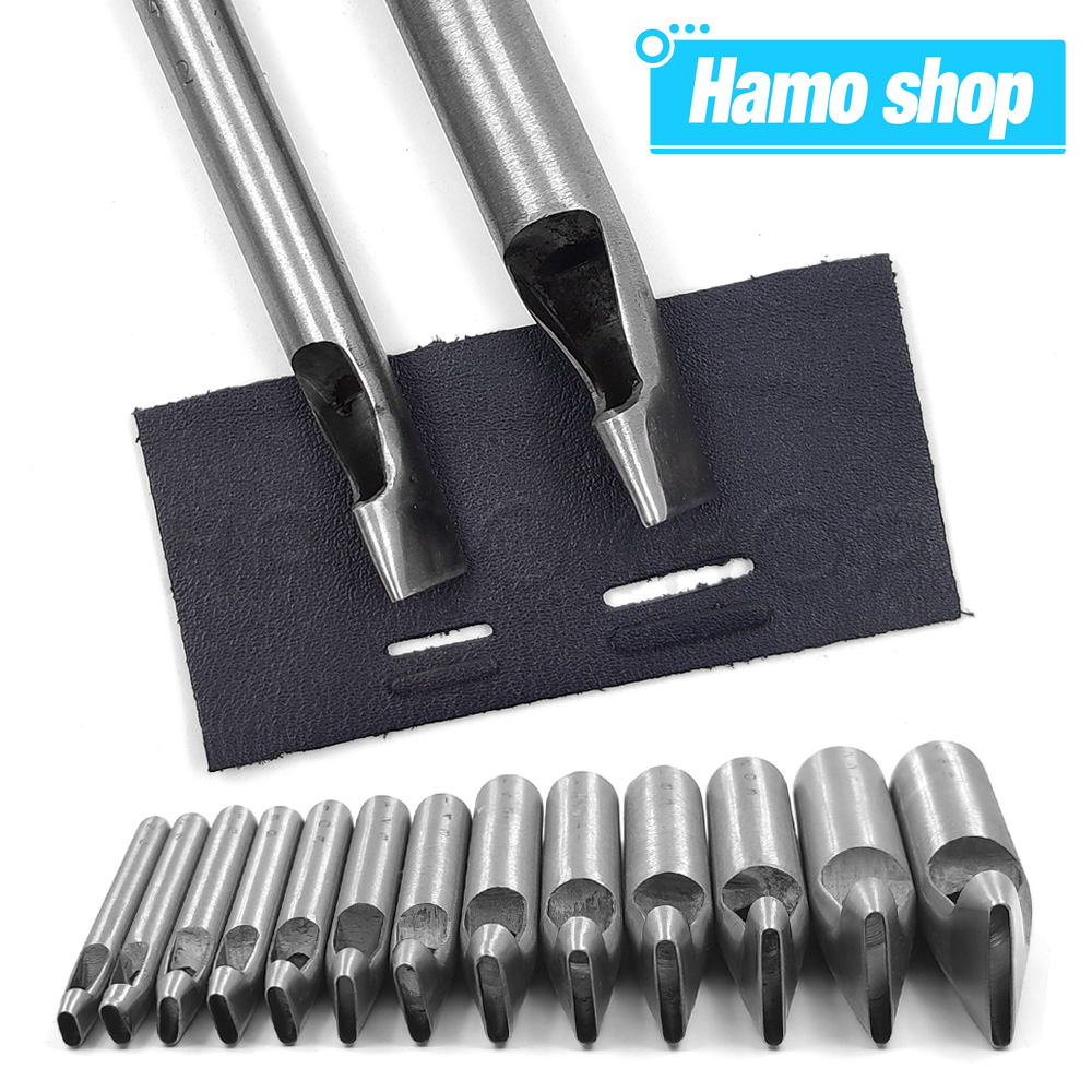 2mm/3mm Width Leather Oval Sha - Leatherwork Hole Punch ulasan dan harga