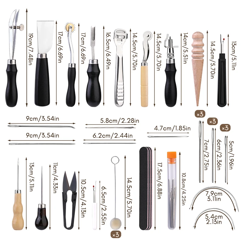 KRABALL Professional Leather C - Leatherwork Tool Kit ulasan dan harga