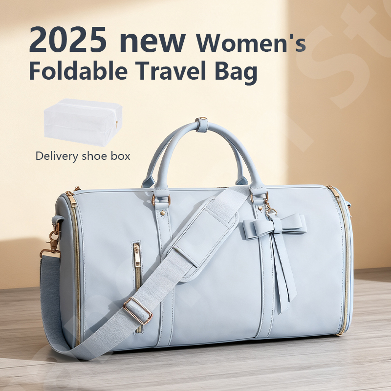 2025 New Women's Waterproof We - Leather Work Duffle Bag ulasan dan harga